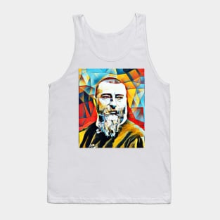 Jean-Baptiste Alphonse Karr Abstract Portrait | Jean-Baptiste Alphonse Karr Artwork 2 Tank Top